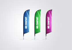 Feather Flags - Single Sided